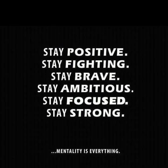 Stay postive Quotes