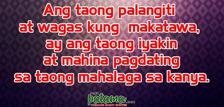 Kanya tagalog patama quotes