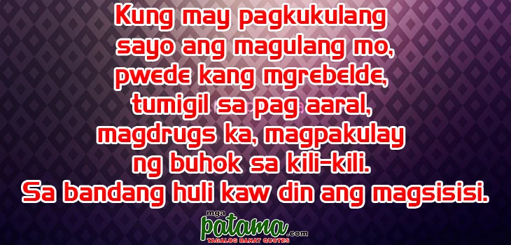 Magsisisi patama tagalog quotes