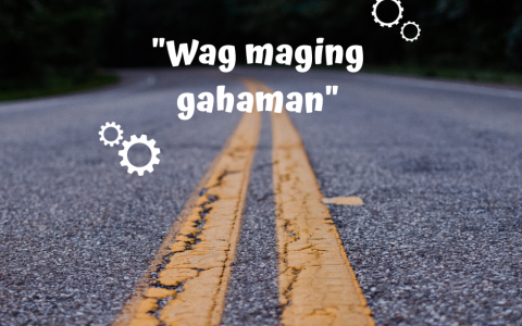 “Wag maging gahaman”