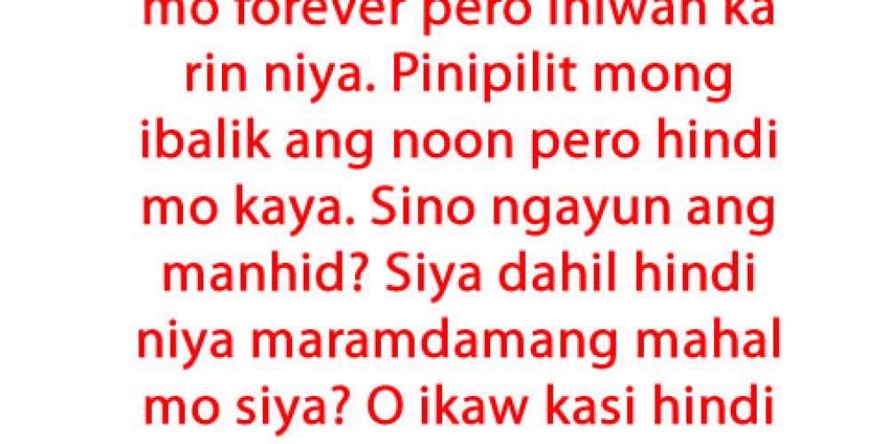 Tagalog love quotes : Sad tagalog Quotes