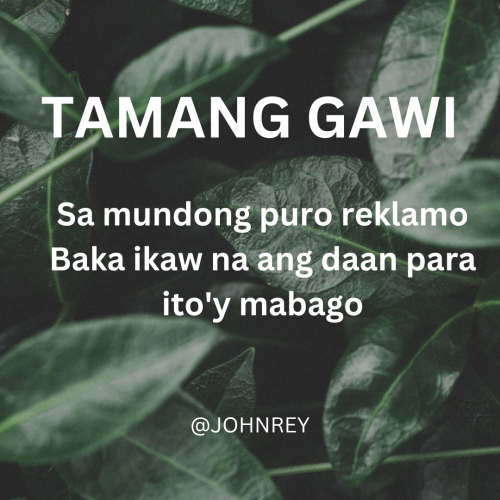 TAMANG GAWI