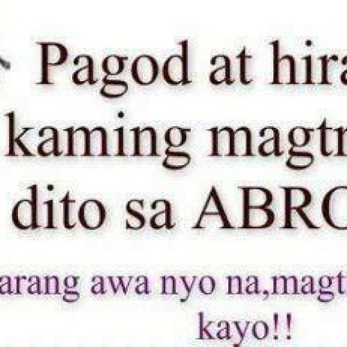 Magtrabaho sa Abroad : OFW QUOTES