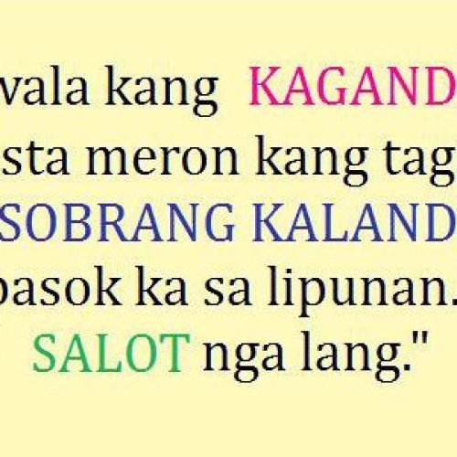 Kalandian at Salot sa lipunan