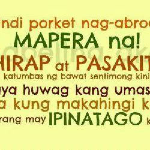 OFW Quotes : Nagaabroad mapera?