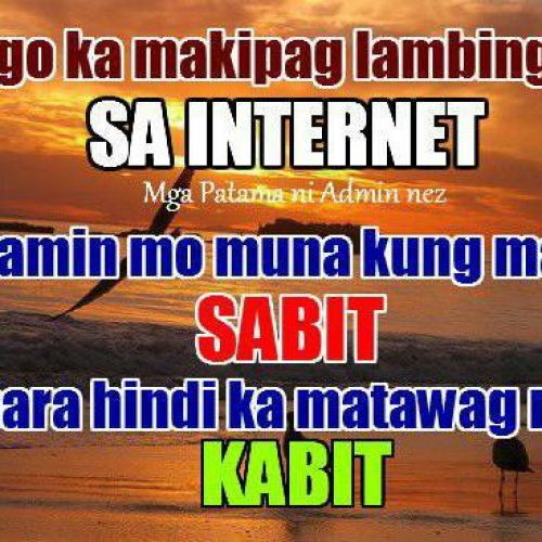 Sabit at Kabit Quotes : Wag maglambing sa Internet alamin mun kung may sabit
