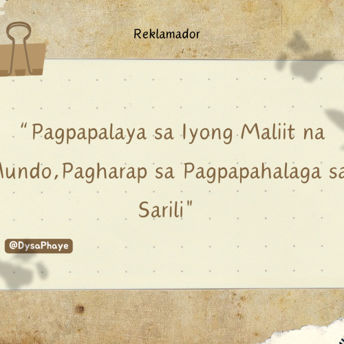 Pagpapalaya sa Iyong Maliit na Mundo,Pagharap sa Pagpapahalaga sa Sarili”