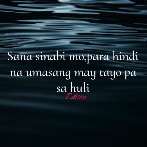 Sana sinabi mo