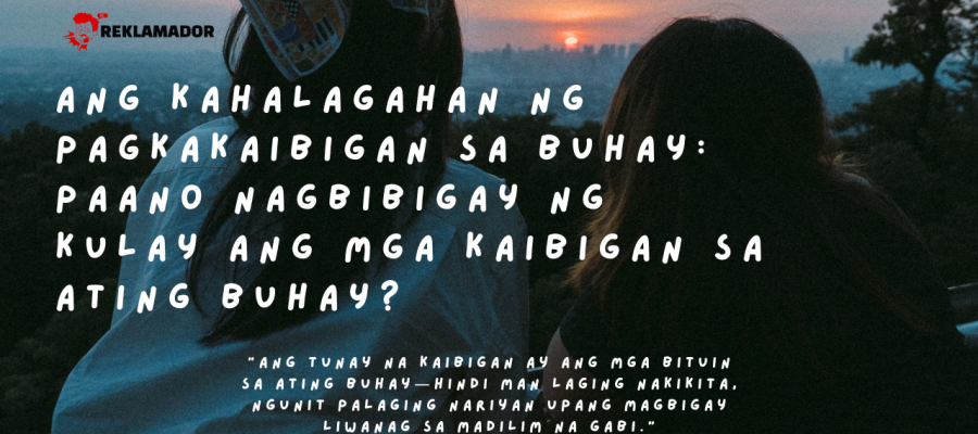 Dalawang magkaibigan na nagmamasid ng paglubog ng araw, na nagpapakita ng kahalagahan ng pagkakaibigan sa buhay.

