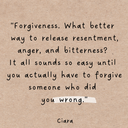 Forgiveness