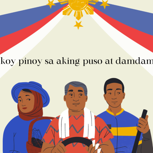 “Akoy pinoy sa aking puso at damdamin”