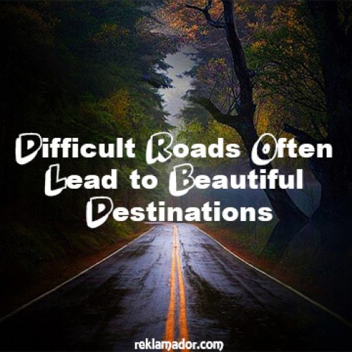 Road Quotes 2016 English Collections